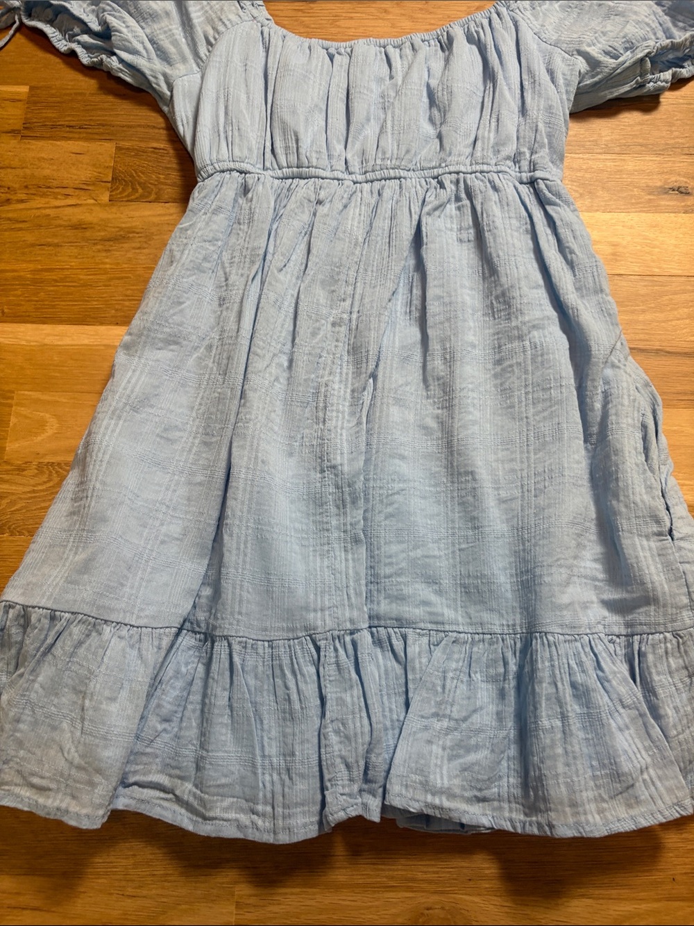 Honey & Sparkle Blue Babydoll Dress - Picture 14 of 14